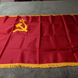 Soviet Union Flag w/Fringe 