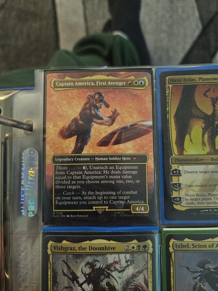 Captain America And Atraxa Magic Cards