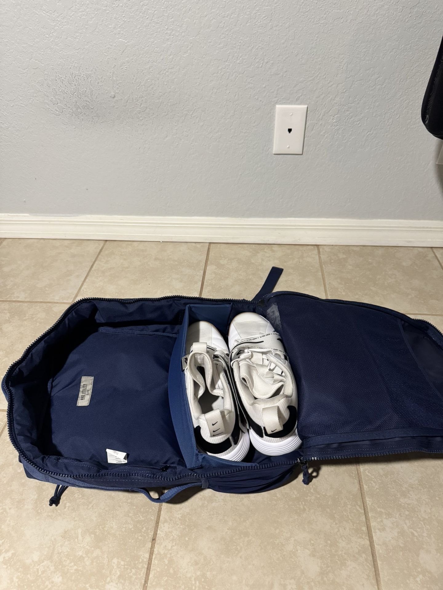 Nike Zoom ( Size 12 ) Men’s Shoes And Nike Elite Backpack