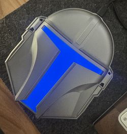 Star Wars Mandalorian Light Up Wireless Charging Pad Geeknet GameStop Exclusive