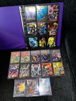 1995 Fleer Ultra Marvel X-Men Chromium with inserts