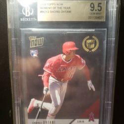 Shohei Ohtani Rookie #1/1006 9.5 Gem Mint 2018 Topps Gold Moment Of The Year Becket Gold Label Los Angeles Angels Dodgers Panini