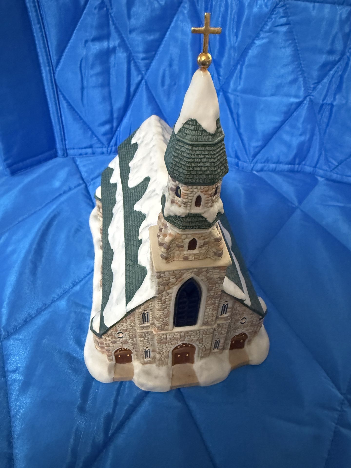 Vintage Christmas Village Church Figurine