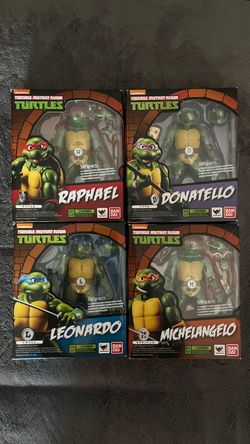 SH Figuarts Teenage  Ninja Turtles FULL SET of 4