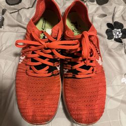 Nike Free RN Flyknit Running Shoes  “Bright Crimson” - Size 9.5