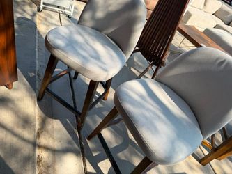 Mid-Century Counter Stools Set of 2