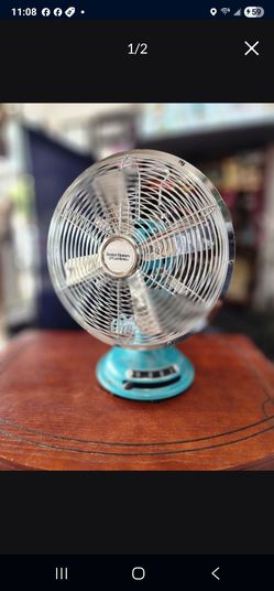 Better homes 8in retro fan 3 power setting  never used