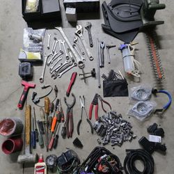 $80 All Tools Ratchets Screw Drivers Pliers Wrenches Car Parts Wiring 