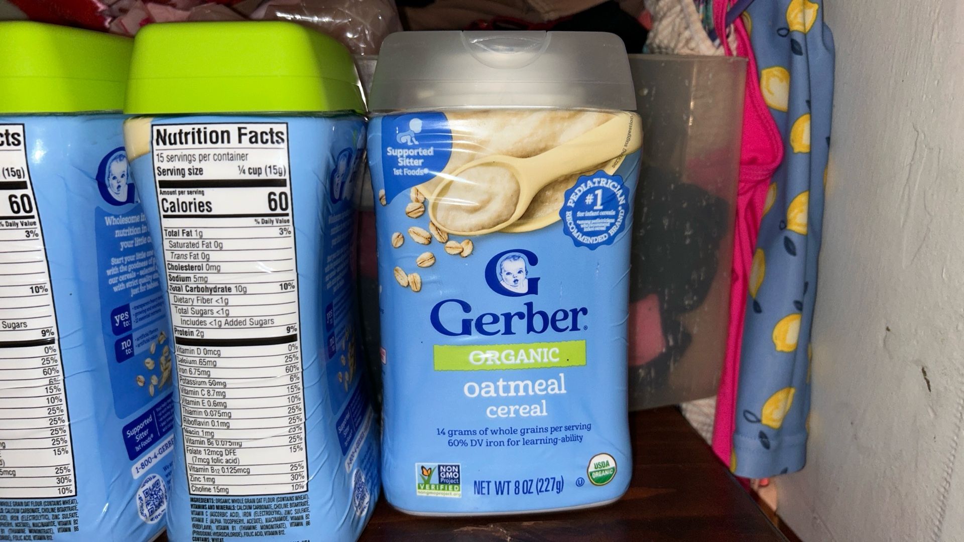 Gerber Organic Oatmeal Cereal