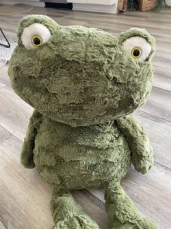 Green Frog Stuffed Animal