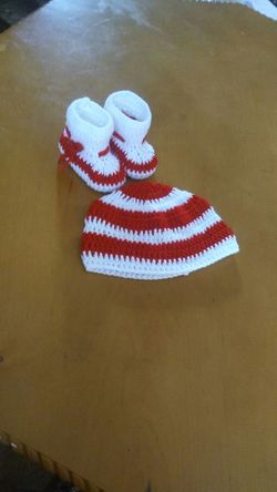 Handmade crochet baby girl