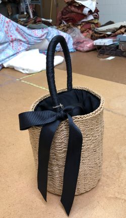 Wine Tote Or Wicker Purse