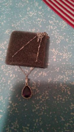 Necklace silver new nice gift