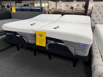 Split King Adjustable Base & Nectar Luxe Hybrid Mattress