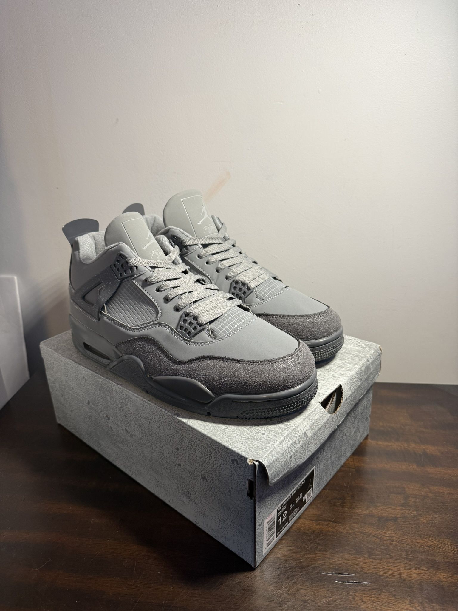 Jordan 4 Wet Cements Size 12 1:1