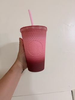 Starbucks Pink Ombre Studded Cold Cup
