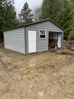 Steel Building Vehicle Truck Workspace Shop