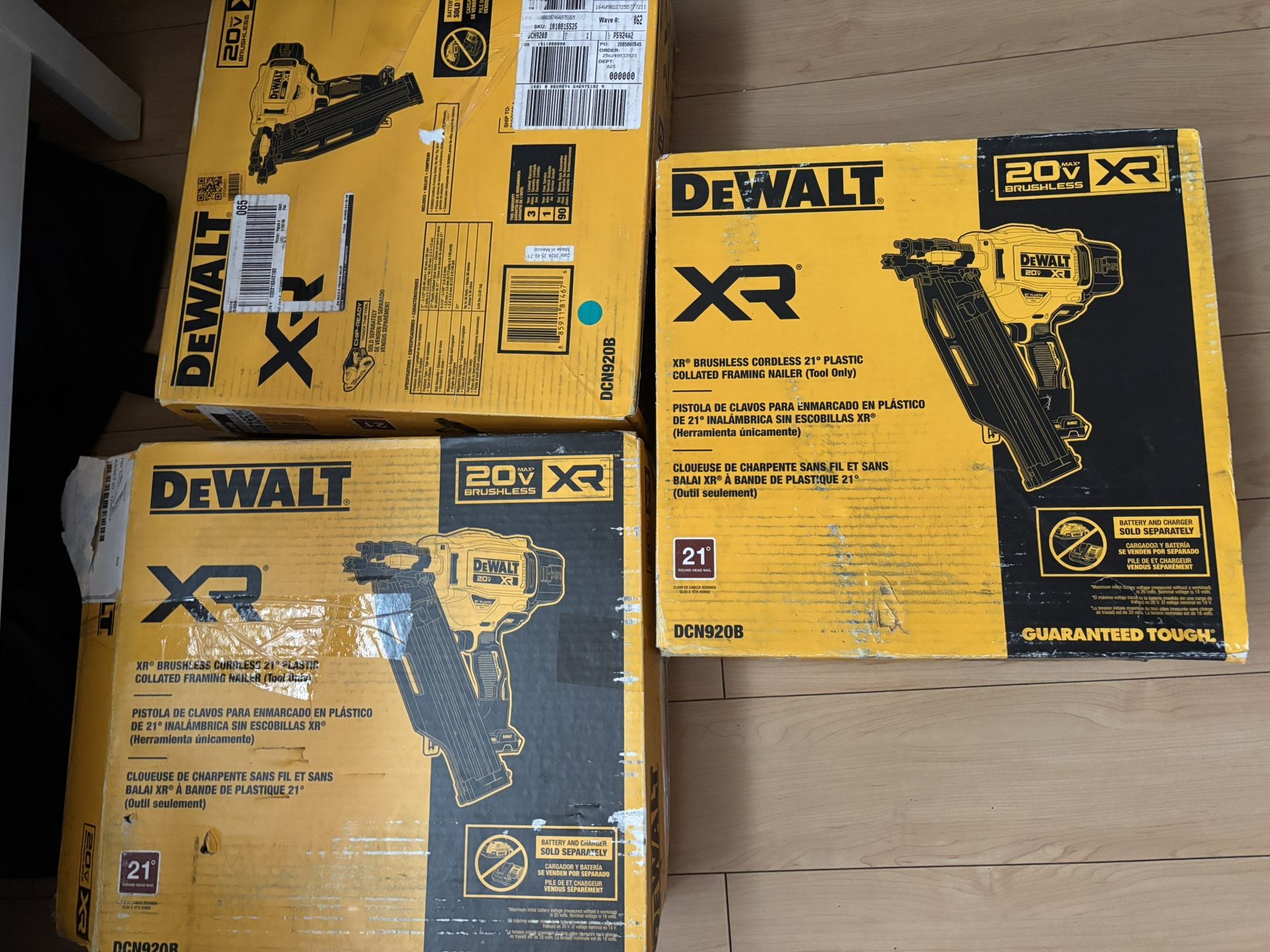 21 Degrees Framing Nailer Dewalt XR
