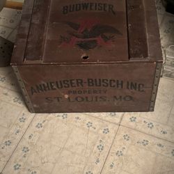 Annheiser Busch Vintage Beer Case