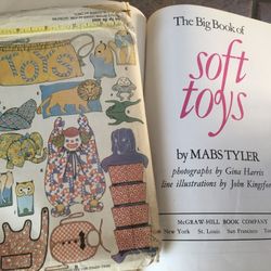 Vintage 1967 Soft Toys Patterns, Book And Kit