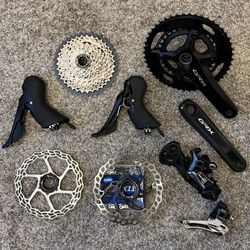 Shimano GRX 2x11 Groupset with Crankset 