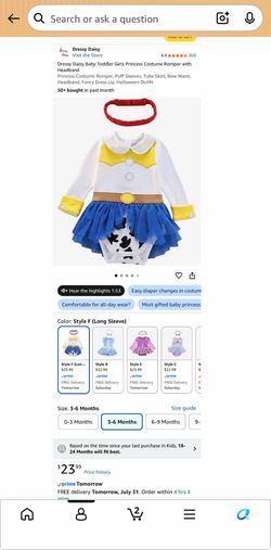 Toy Story Jessie Baby Dress