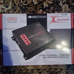 Soundstream Taratula 2500 Watts Class D Amplifier Brand New In The Box