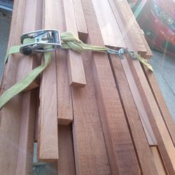 Large Lot Of Mahogany. Kiln-dried With A Majority Of It Being Quarter Sawn. Various Lengths And Diameter. The Longest Boards Are 14 Ft.  $150