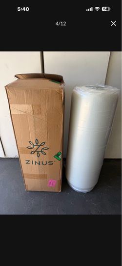 King Mattress,  Zinus 12 Inch King Green Tea Memory Foam Mattress [New Version], Fiberglass Free, Medium Firm Feel, Zoned Pressure Relief, Certified S