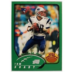 TOM BRADY ROOKIE (1ST TOPPS ROOKIE) 2002 TOPPS #295 PATRIOTS QB, BUCS, MVP