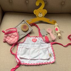 Build A Bear Apron And Goodies 