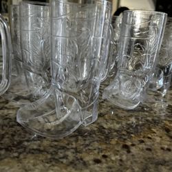 12 Cowboy Boot Cups 17oz