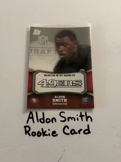 Aldon Smith San Francisco 49ers All-Pro LB Topps Rookie Card.
