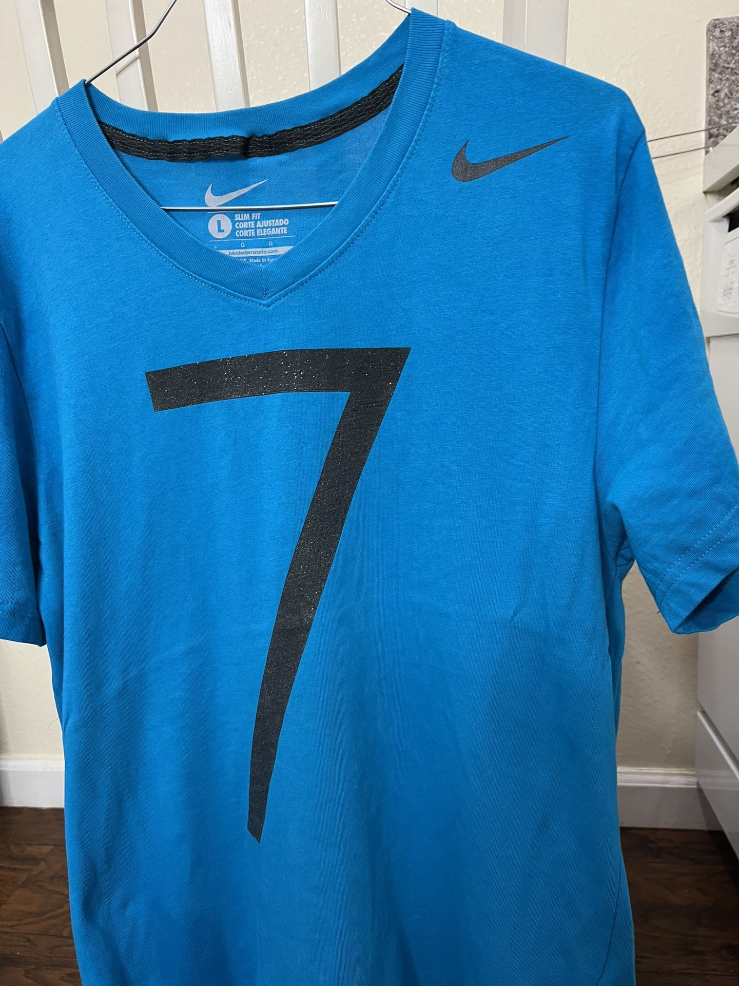 CR7  T- Shirt  Neo Turquoise