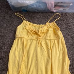 Yellow Mini Dress 