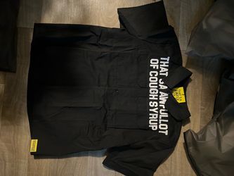 Alocs black button up