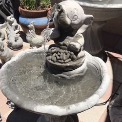 New Water Fountain Made Out Of Cement Perfect Gift For Any Occasion 