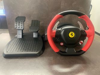 Thrustmaster Ferrari 458 Spider Racing Wheel + Pedals (Xbox Compatible)