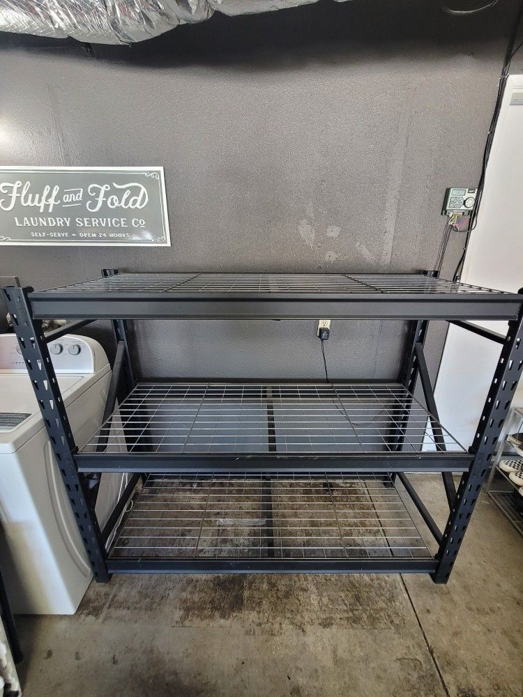 Husky 3 Tier Industrial Metal Garage Rack