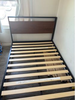 Full metal bed frame located in Glendora