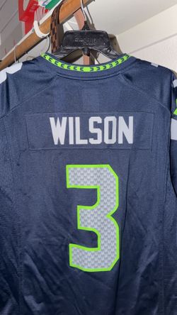 Russel Wilson Seattle Jersey Size L