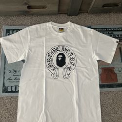 a bathing ape t chrome hearts
