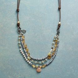 Multi Layer Gemstone Necklace
