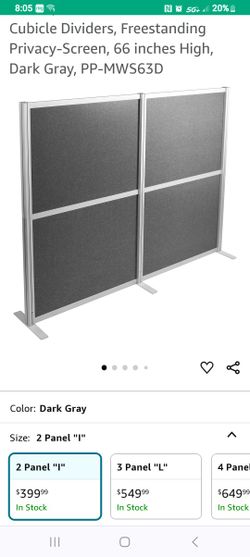 Cubicals See Trough And Privacy Stand Alone Portable 