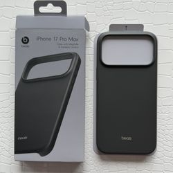 Beats iPhone 17 Pro Max Case with MagSafe & Camera Control, Matte Finish, Microfiber Lining – Granite Gray