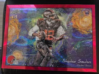 2025 topps cosmic chrome shadeur sanders  /5