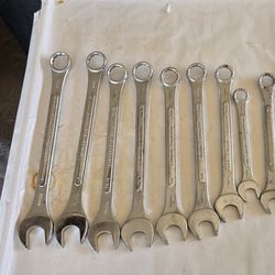 9 Pcs Open Wrenches 