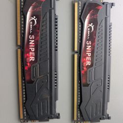 G.Skill Sniper F3-17000CL11D-8GBSR, 2x4GB DDR3-2133 Desktop RAM