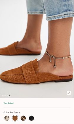 Free People Suede Mules