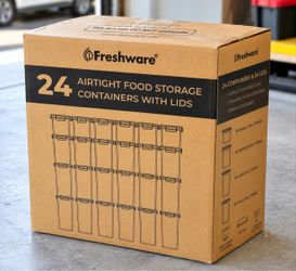 Freshware 24-Piece Airtight Food Storage Container Set
